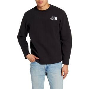 The North Face black series Spacer Knit black Crew sweatshirt small NWT